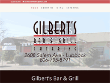Tablet Screenshot of gilbertslubbock.com